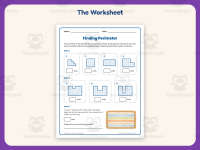 Perimeter Grids Worksheet – 3rd Grade Geometry & Measurement Practice preview 2