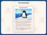 Peter the Penguin Reading Comprehension Worksheet – 2nd Grade Practice preview 2
