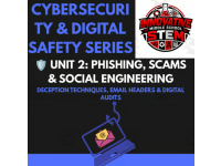 Phishing, Scams & Social Engineering: Cybersecurity Pack (Grades 6–12) preview