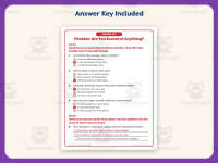 Phobias: Are You Scared of Anything? Reading Worksheet – 3rd Grade preview 3