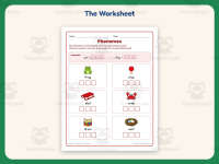 Phonemes Worksheet – 1st Grade Blends & Consonants Practice preview 2