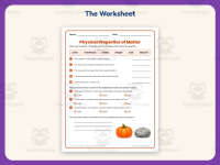 Physical Properties Matter Worksheet – 3rd Grade States of Matter preview 2