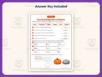 Physical Properties Matter Worksheet – 3rd Grade States of Matter preview 3