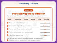 Physical Properties Matter Worksheet – 3rd Grade States of Matter preview 7