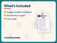 Pick Me Reading Comprehension Worksheet – 4th Grade Practice preview 5
