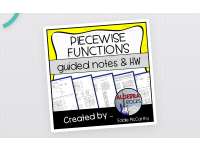 Piecewise Functions – Guided Notes & Homework preview