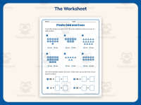 Pirate Odd Even Worksheet – 2nd Grade Even and Odd Practice preview 2