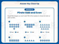 Pirate Odd Even Worksheet – 2nd Grade Even and Odd Practice preview 7
