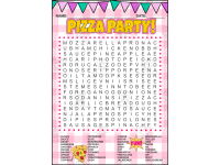 Pizza Word Search Puzzle – Fun Food Activity for Kids & Pizza Parties preview