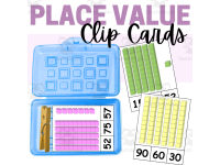 Place Value Clip Cards for Two Digit Numbers preview 2