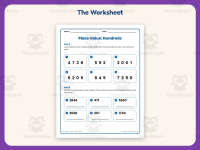 Place Value Hundreds Worksheet – 3rd Grade Math Practice + Answer Key preview 2