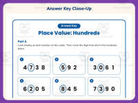 Place Value Hundreds Worksheet – 3rd Grade Math Practice + Answer Key preview 7