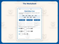 Place Value Tens Sorting Worksheet – 2nd Grade Math Practice preview 2