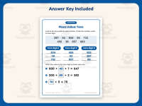 Place Value Tens Sorting Worksheet – 2nd Grade Math Practice preview 3