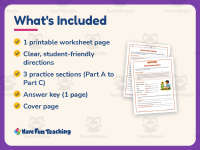 Plant Observation Worksheet – 3rd Grade Note Taking & Plants Practice preview 5