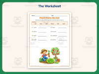 Plant Parts We Eat Worksheet – 1st Grade Health and Nutrition & Plants preview 2