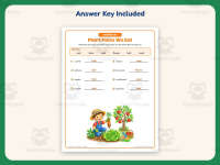 Plant Parts We Eat Worksheet – 1st Grade Health and Nutrition & Plants preview 3