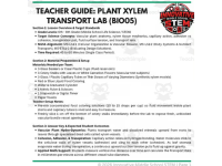 Plant Xylem Capillary Action Hydro-Transport STEM Lab (BIO05) preview 2