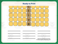 Play Scrabble Adjectives Worksheet – 1st-3rd Grade Grammar Practice preview 7
