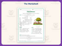 Plural Nouns Crossword Puzzle Worksheet – 3rd Grade Suffixes Practice preview 2