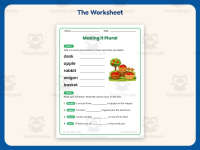 Plural Words Adding S Worksheet – 2nd Grade Nouns Practice preview 2