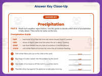Precipitation Research Worksheet – 3rd Grade Environments Practice preview 7