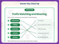Prefix Fill in the Blank Worksheet – 3rd Grade Prefixes Practice preview 7
