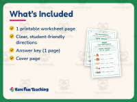 Prepositions Positions Worksheet – 1st Grade Grammar Practice preview 5