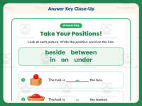 Prepositions Positions Worksheet – 1st Grade Grammar Practice preview 7