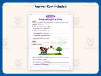 Progress in Writing Worksheet – 2nd Grade Essays & Lined Paper preview 3