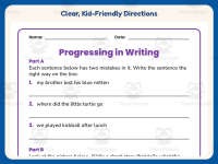 Progress in Writing Worksheet – 2nd Grade Essays & Lined Paper preview 4