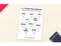 Proper Noun Balloons Activity preview