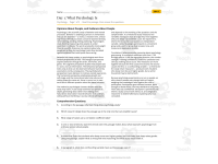 Psychology Emergency Sub Plans - 5 Days No Prep Worksheets preview 3