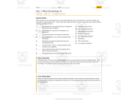 Psychology Emergency Sub Plans - 5 Days No Prep Worksheets preview 4