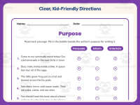 Purpose Worksheet – 3rd Grade Author’s Purpose Practice + Answer Key preview 4