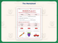 R Blends Worksheet – 1st Grade Consonants Practice + Answer Key preview 2