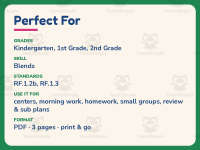 R Blends Worksheet – 1st Grade Consonants Practice + Answer Key preview 6