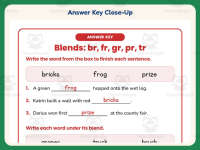 R Blends Worksheet – 1st Grade Consonants Practice + Answer Key preview 7