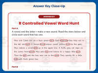 R-Controlled Vowels Word Hunt Worksheet – 2nd Grade Fluency Practice preview 7