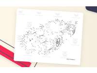 Race Car Connect the Dots – 300-Dot Printable preview