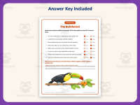 Rainforest True or False Worksheet – 3rd Grade Animals & Environments preview 3