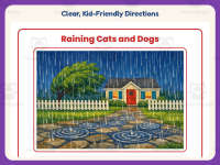 Raining Cats and Dogs Reading Comprehension Worksheet – 3rd Grade preview 4