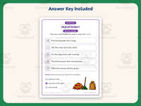 Raking The Leaves Sequencing Worksheet – 1st Grade Summarizing preview 3