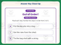 Raking The Leaves Sequencing Worksheet – 1st Grade Summarizing preview 7