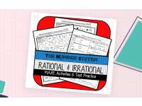 Rational & Irrational Numbers MAZE Activities & Test Practice preview