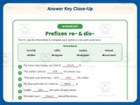 Re- and Dis- Prefixes Worksheet – 2nd Grade Grammar Practice preview 7
