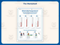 Reading a Thermometer Worksheet – 2nd Grade Measurement & Temperature preview 2