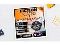 Reading Comprehension Passages Fiction Set 2 - Animals (PPT) preview