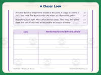 Reading Fluency Worksheet – 1st-2nd Grade Practice preview 3