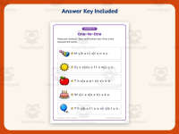Reading One to One Practice Worksheet – Kindergarten Fluency preview 3